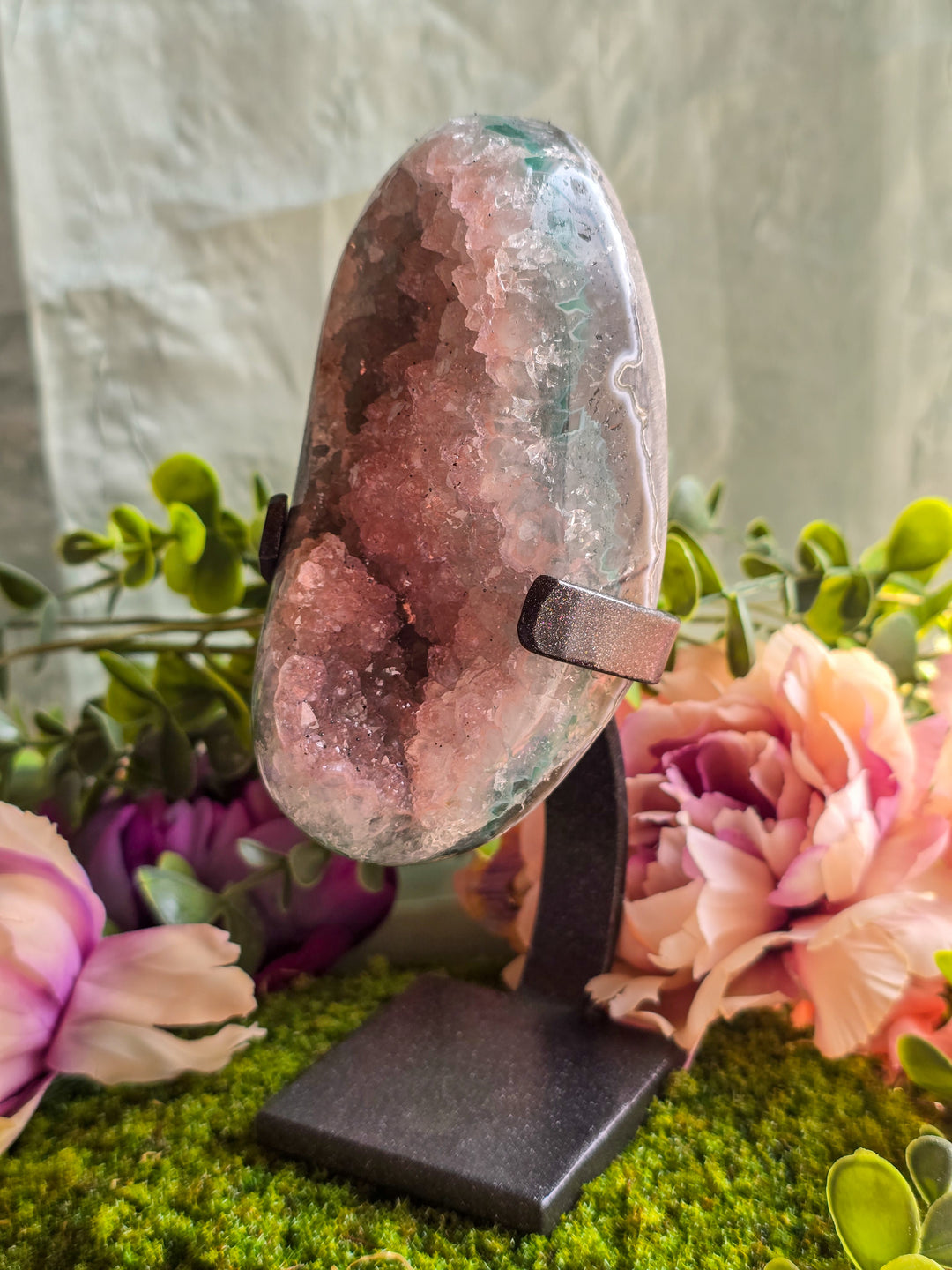 Watermelon Druzy Amethyst