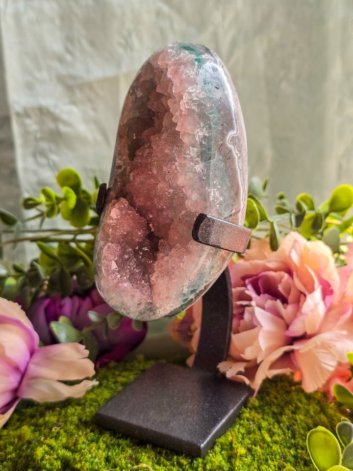 Watermelon Druzy Amethyst