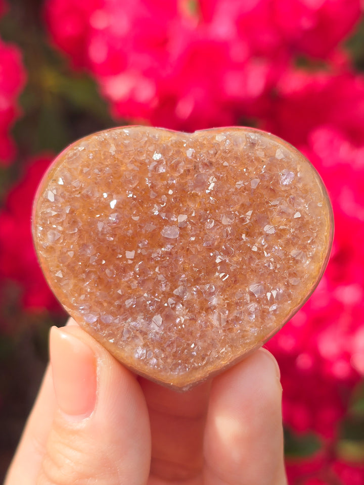 You Pick, Druzy Amethyst Heart