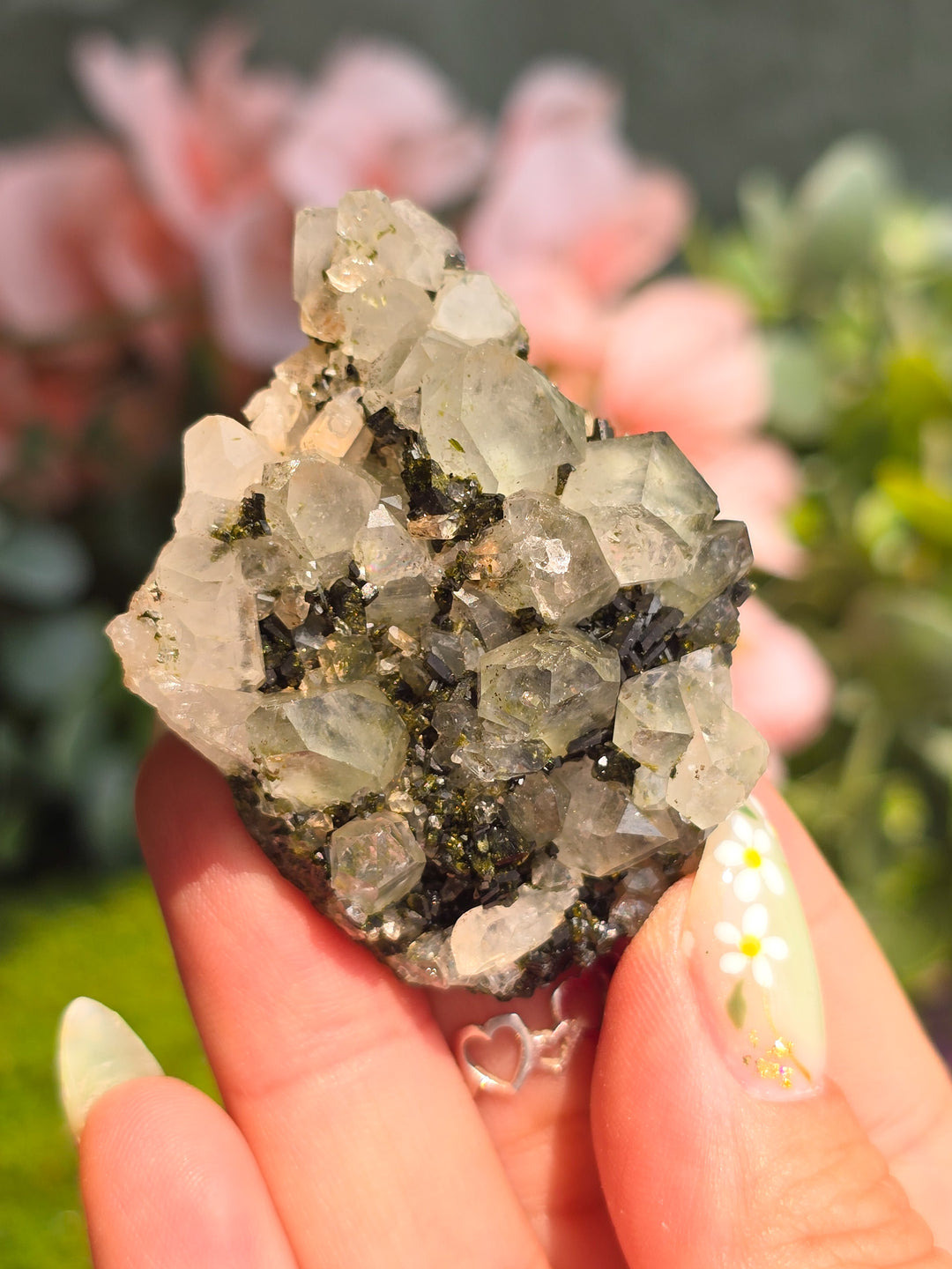 Fairy Forest Epidote with Quartz