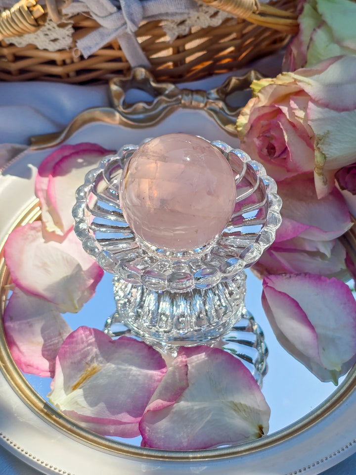 Rose Quartz Sphere B