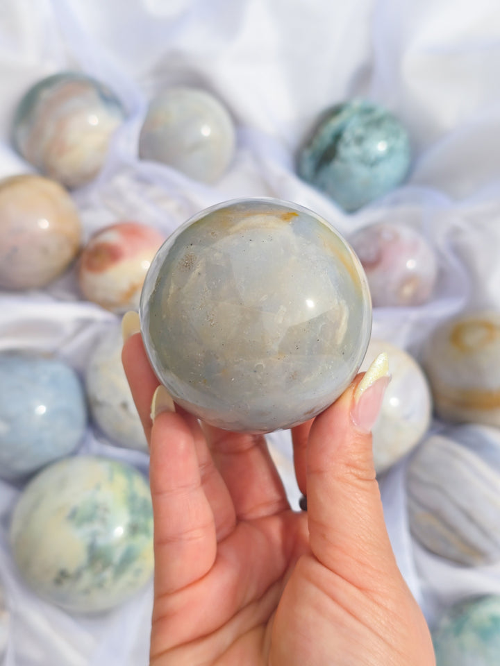 Sea Jasper Sphere Q
