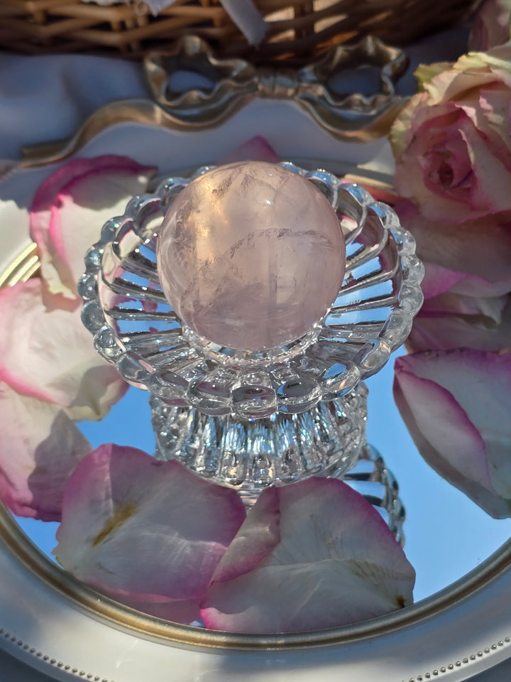 Rose Quartz Sphere E