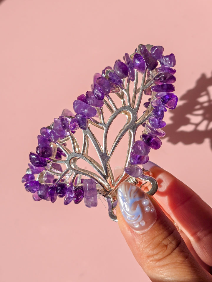 Crystal Butterfly Hair Claw