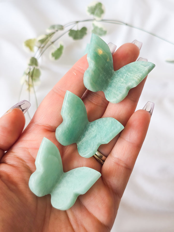 Amazonite Small 3d Butterfly