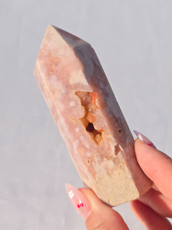 Pink Amethyst Tower J