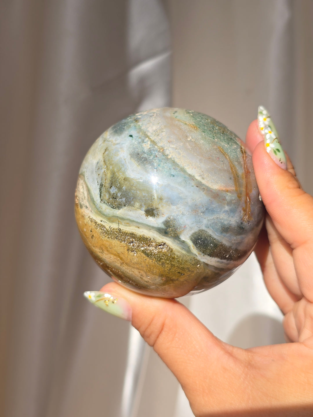 Sea Jasper 🍂 Sphere k1