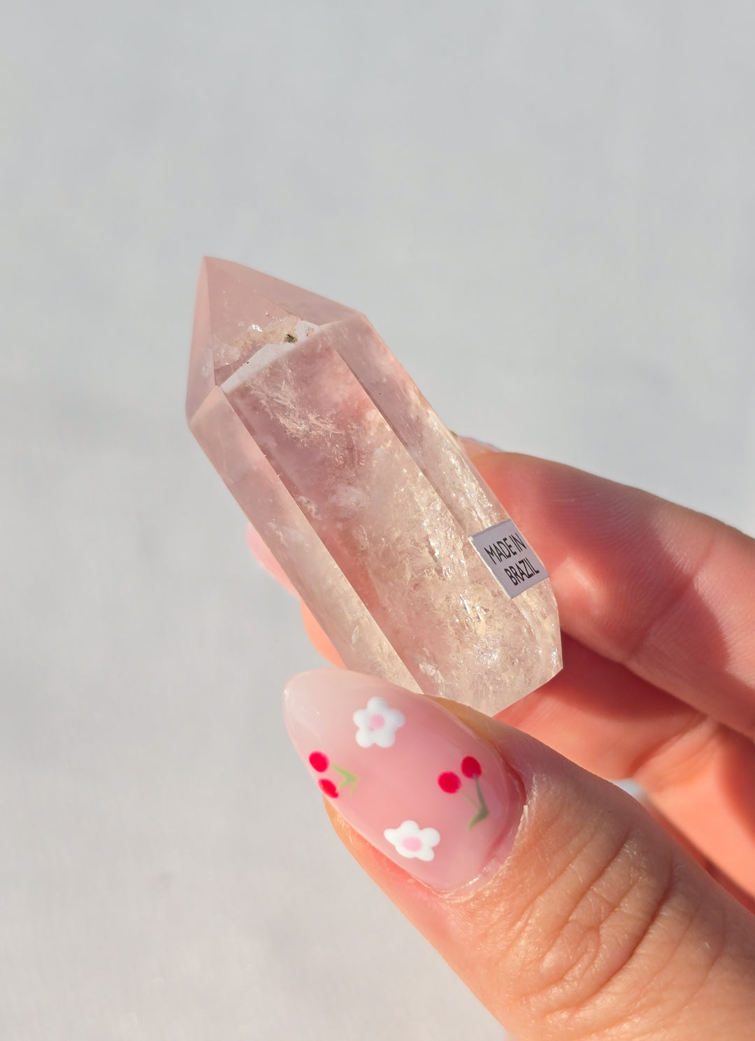 Pink Lithium Quartz Tower O