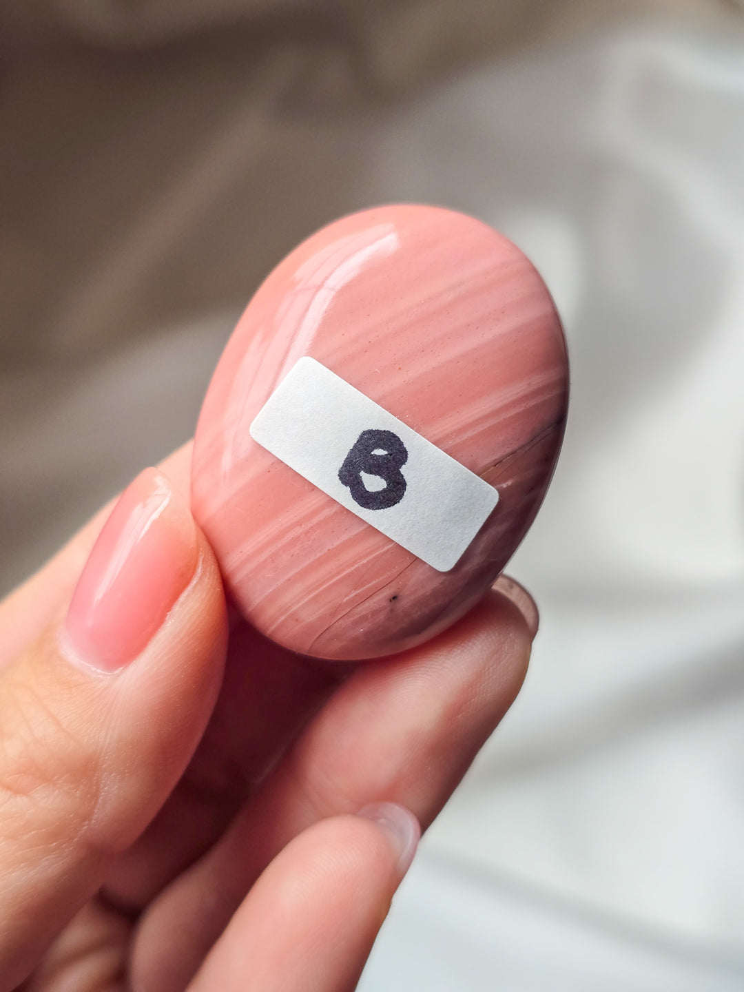 Australian Pink Opal Palmstone