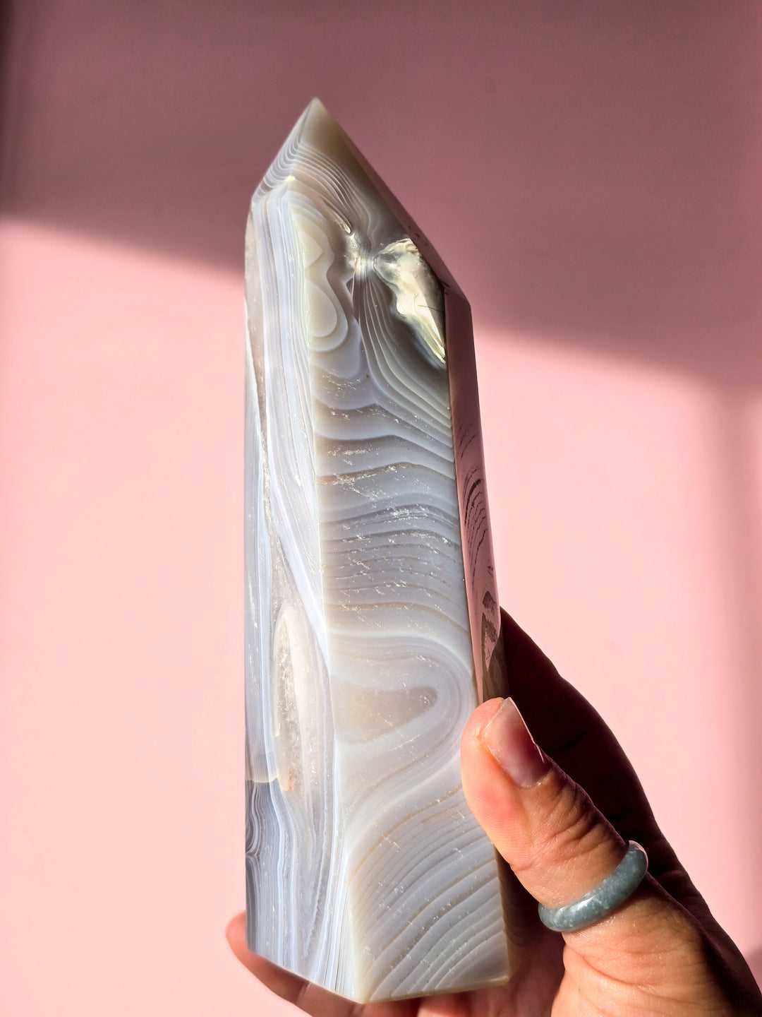 Road Map Banded Agate Tower
