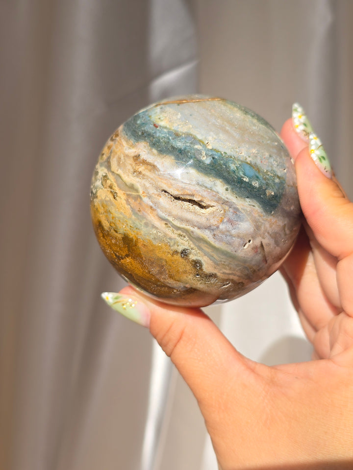 Sea Jasper 🍂 Sphere k1