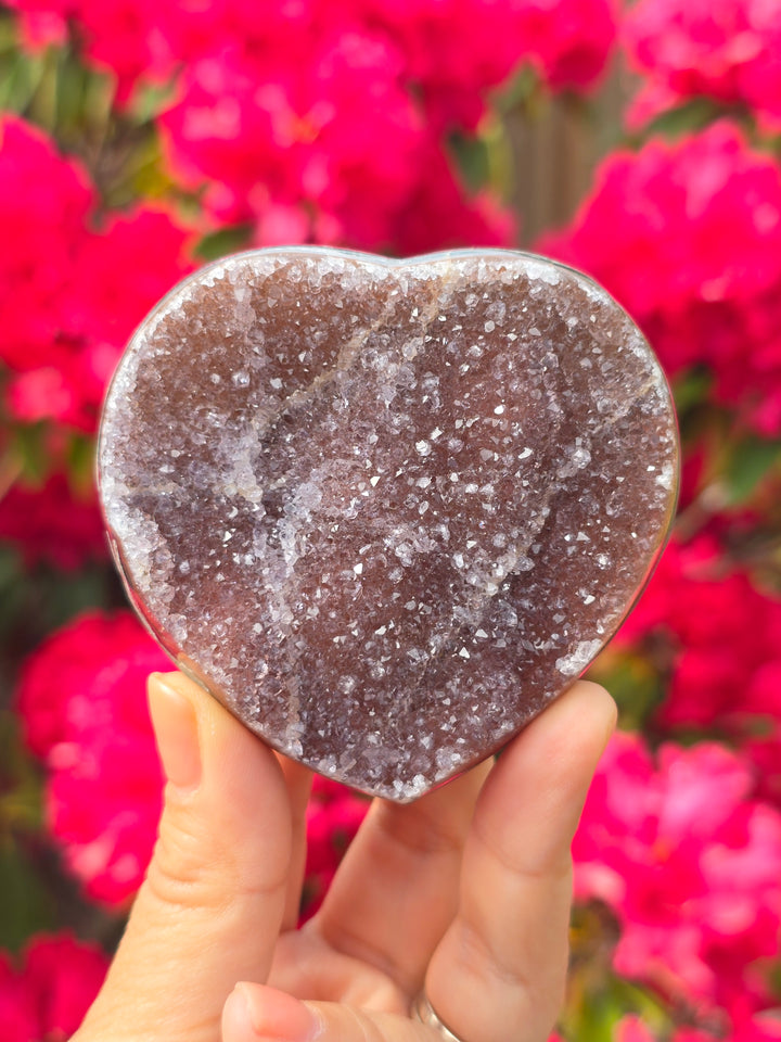 You Pick, Druzy Amethyst Heart