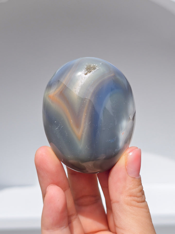 Orca Agate Palmstones &amp; Hearts
