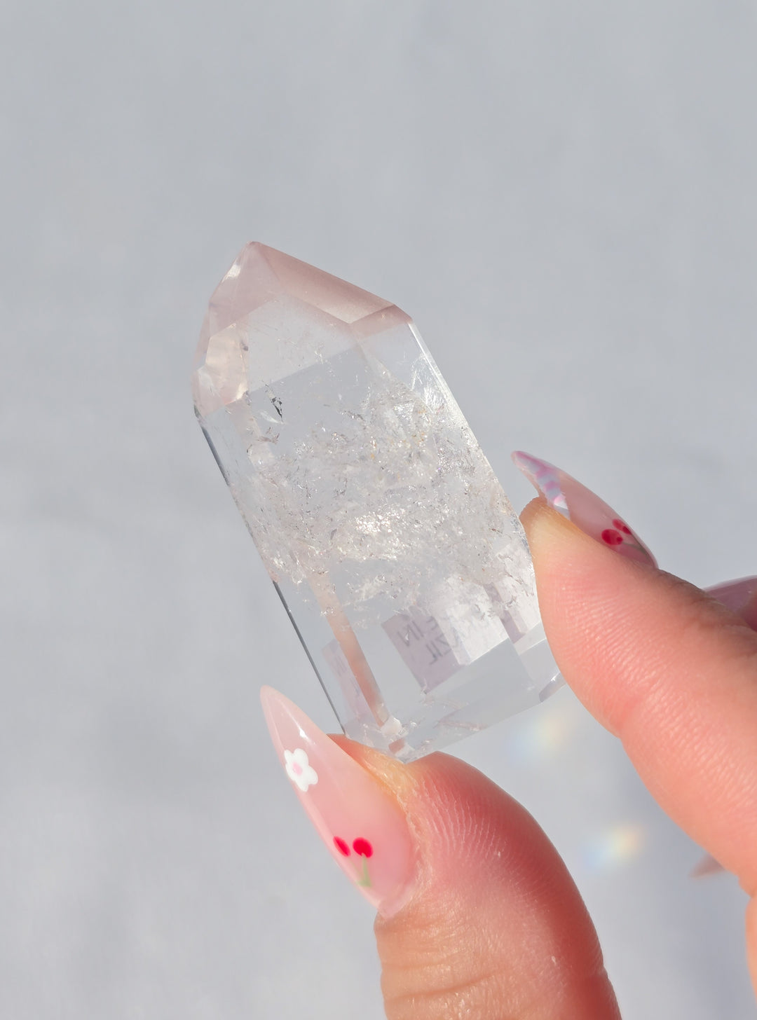 Pink Lithium Quartz Tower M