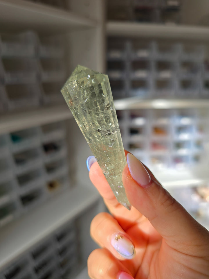 Prasiolite DT from Brazil
