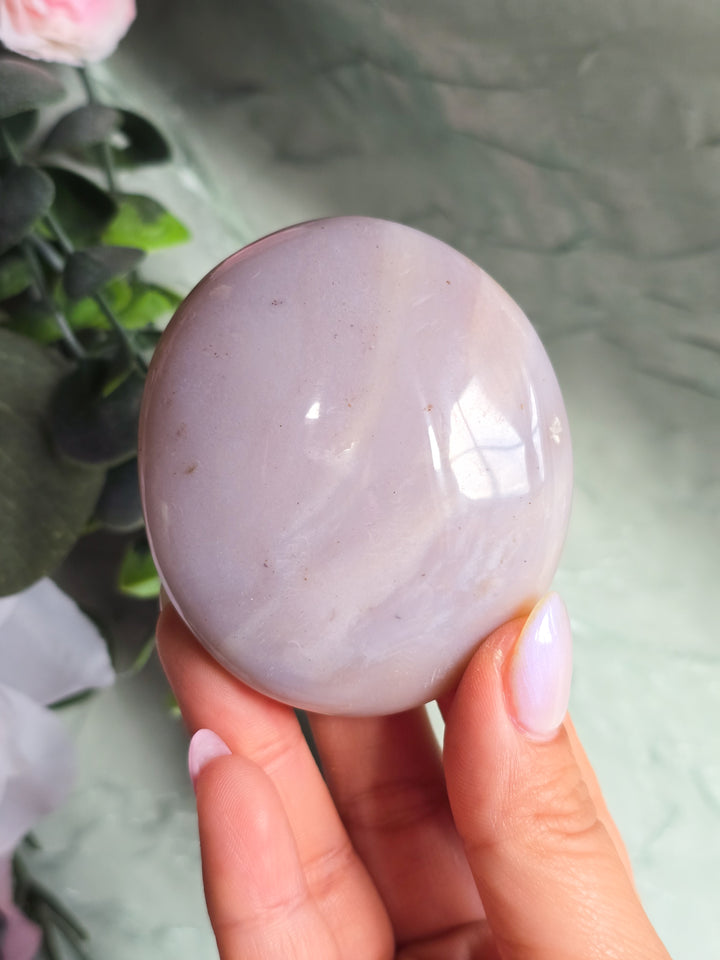You Pick, Muted Pastel Sea Jasper Palm Stone