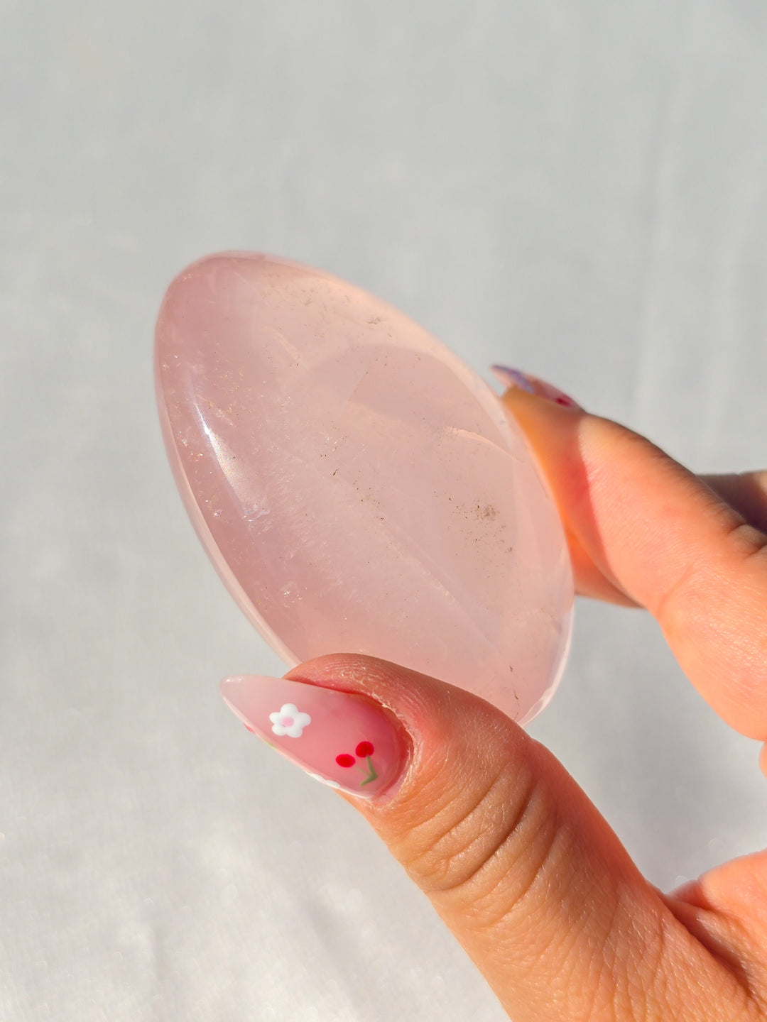 Rose Quartz Palmstone C