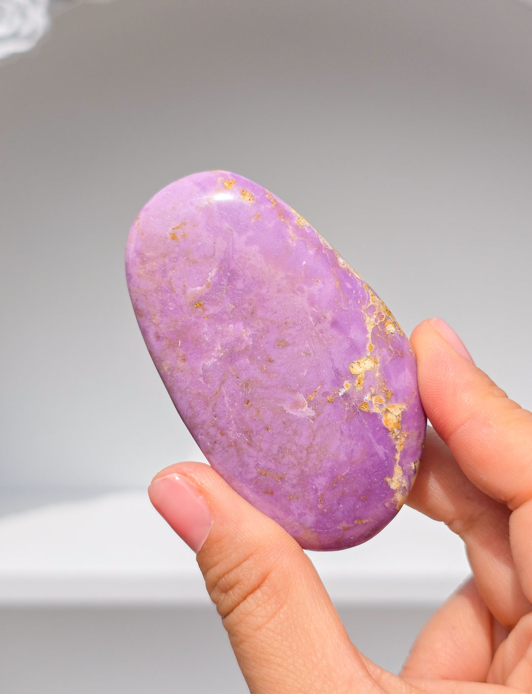 Sparkly Peruvian Phosphosiderite Tumbles
