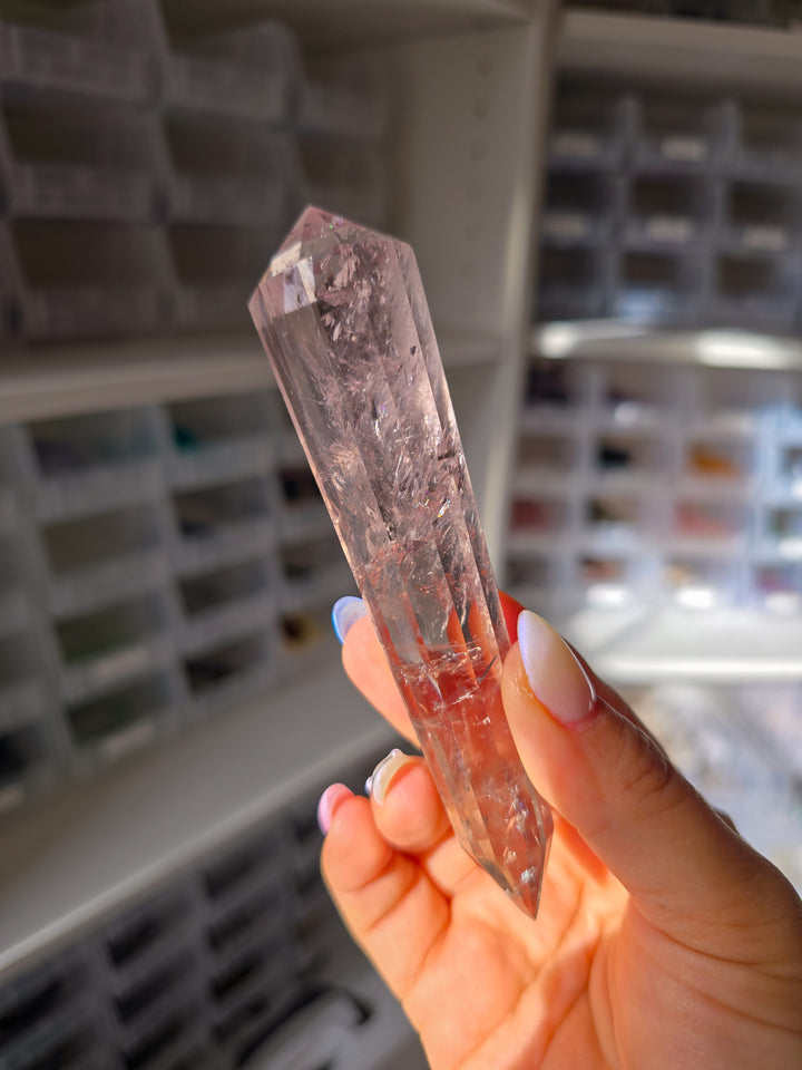 Bi-Colored Prasiolite DT from Brazil