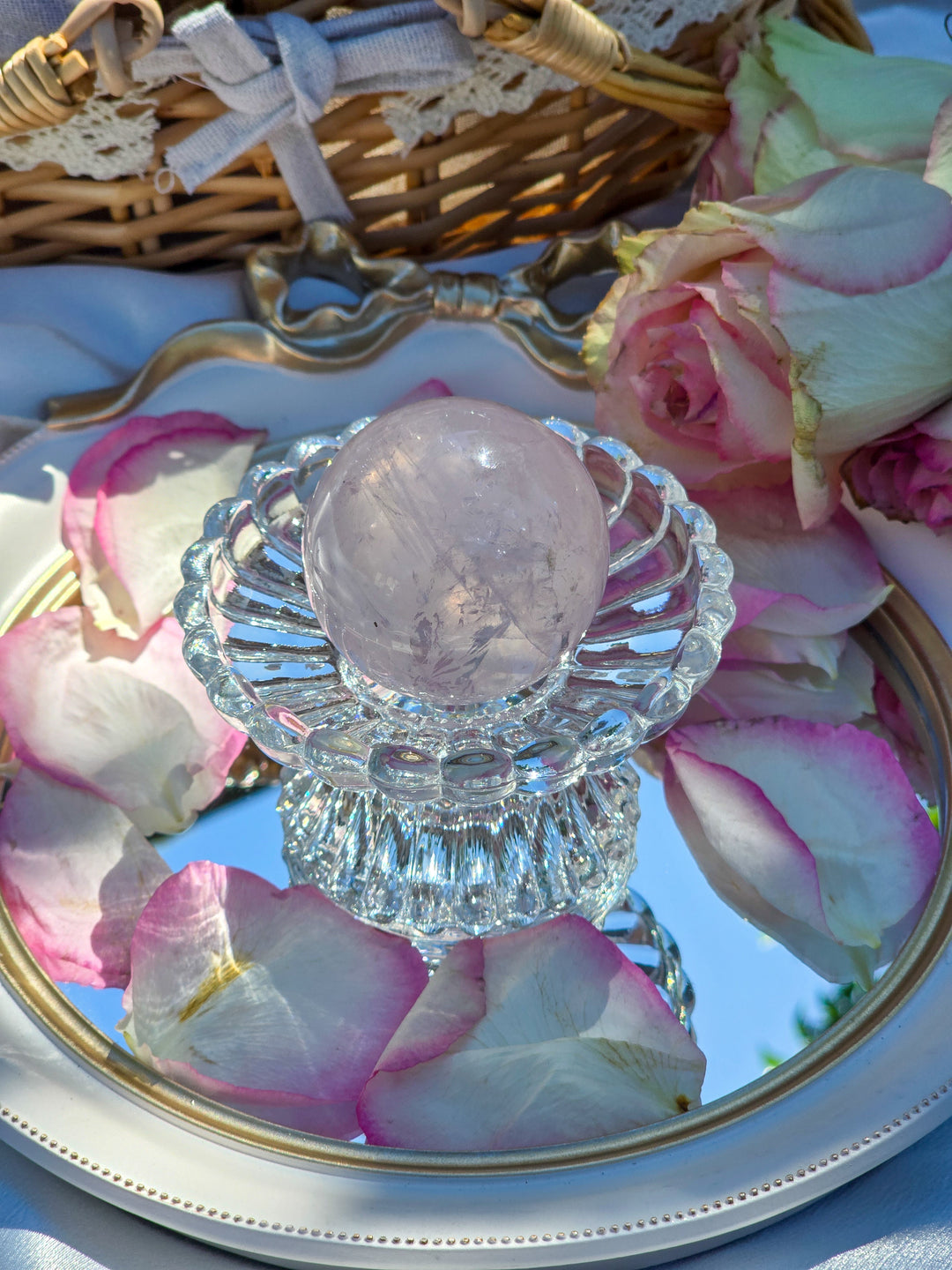 Rose Quartz Sphere D