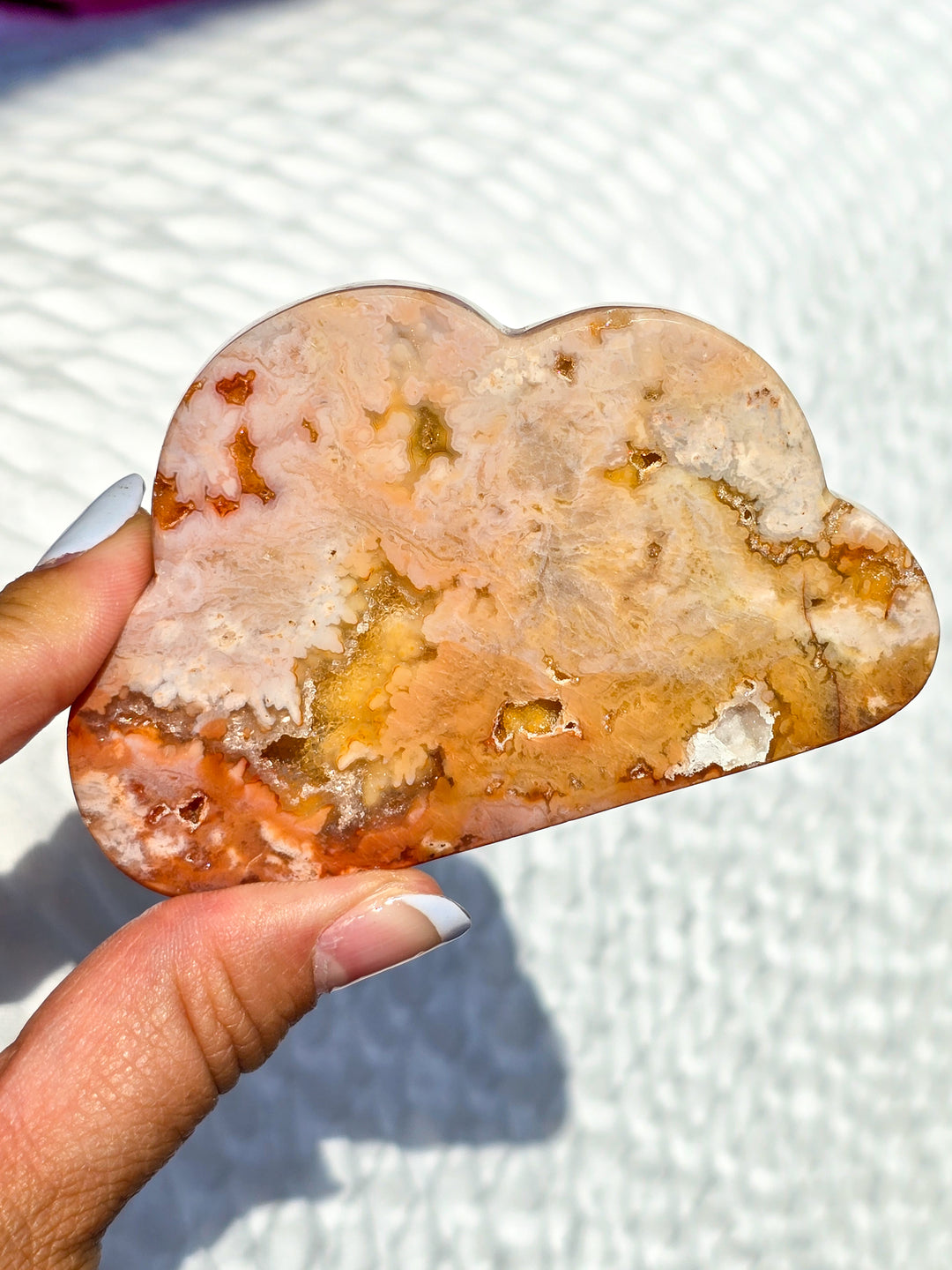 Pink Carnelian Clouds