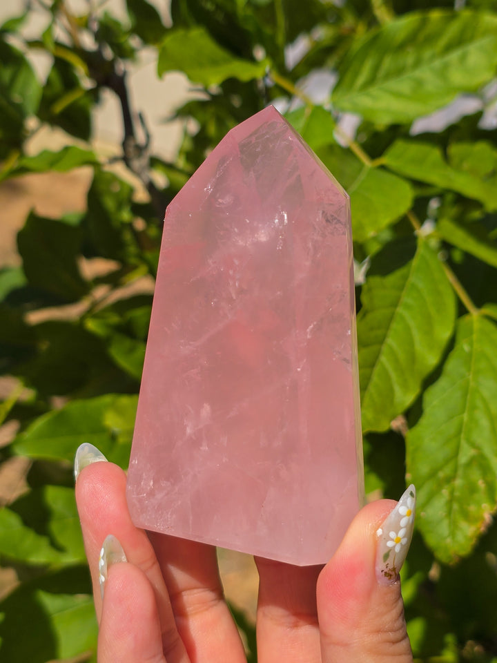 HQ Brazillian Rose Quartz Tower T9