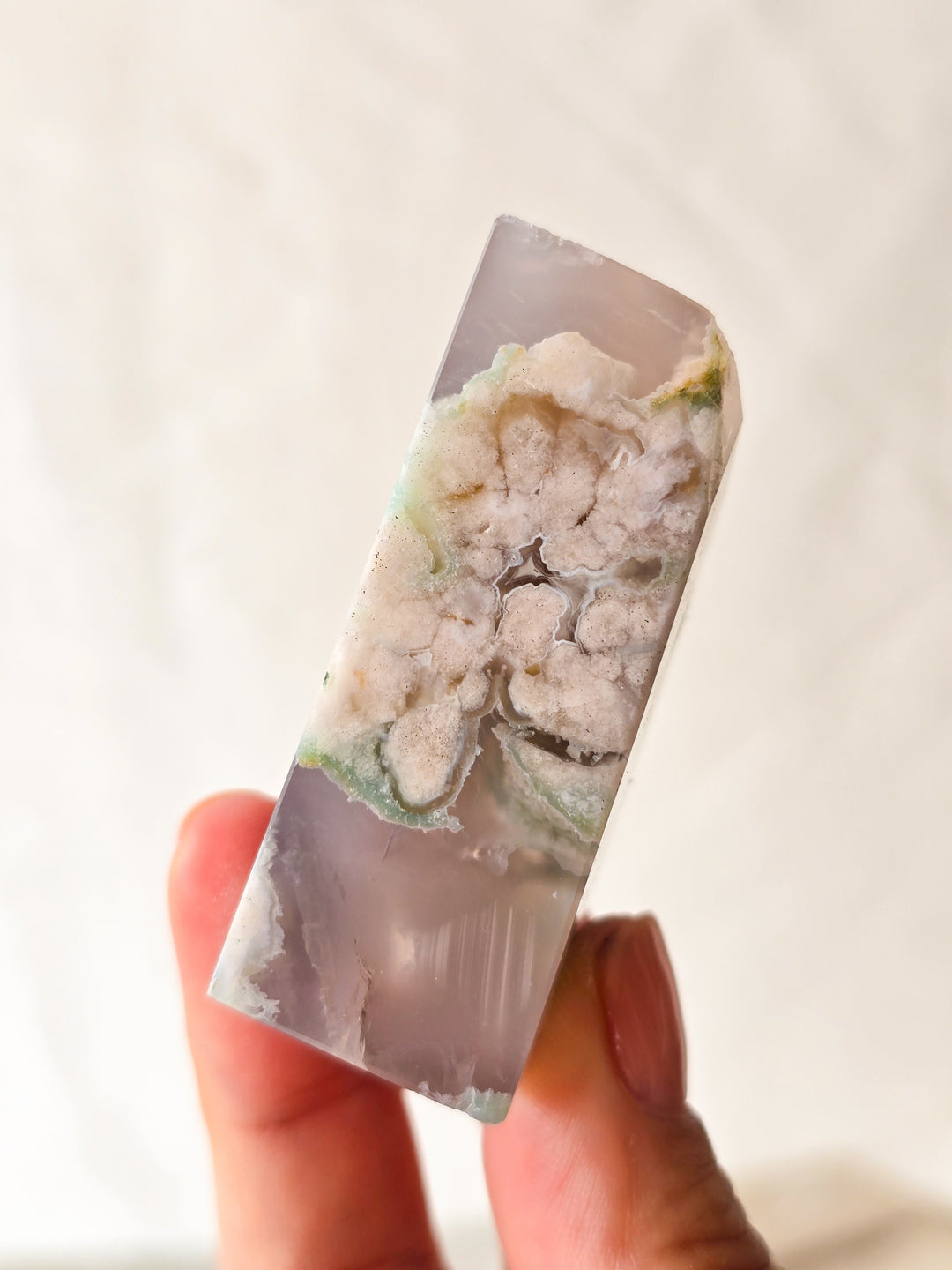 You Pick, Green Flower Agate Freeform