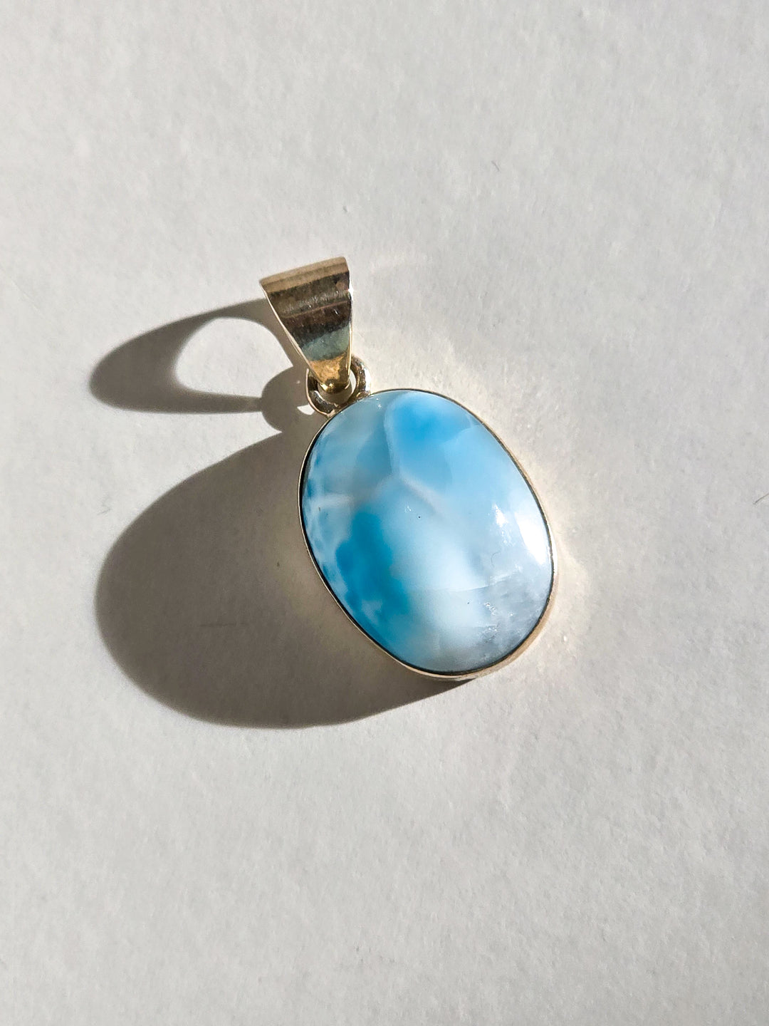 Larimar Oval Pendant