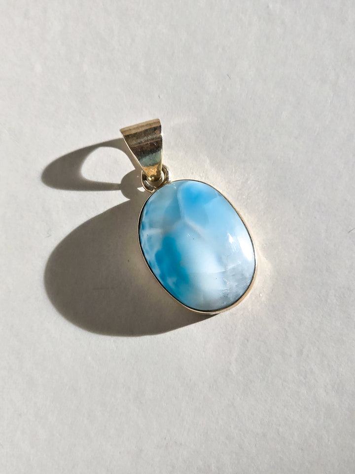 Larimar Oval Pendant