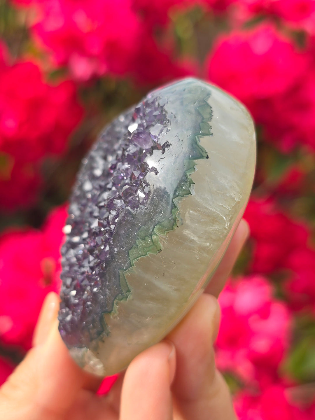 You Pick, Druzy Amethyst Heart