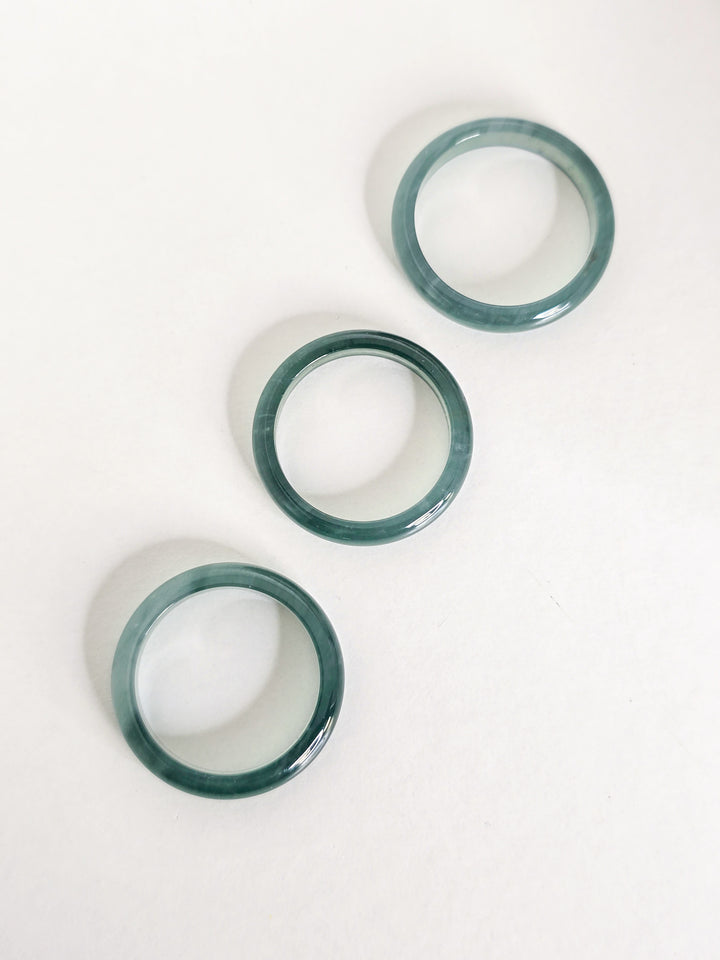 HQ Icy Blue Jade Ring