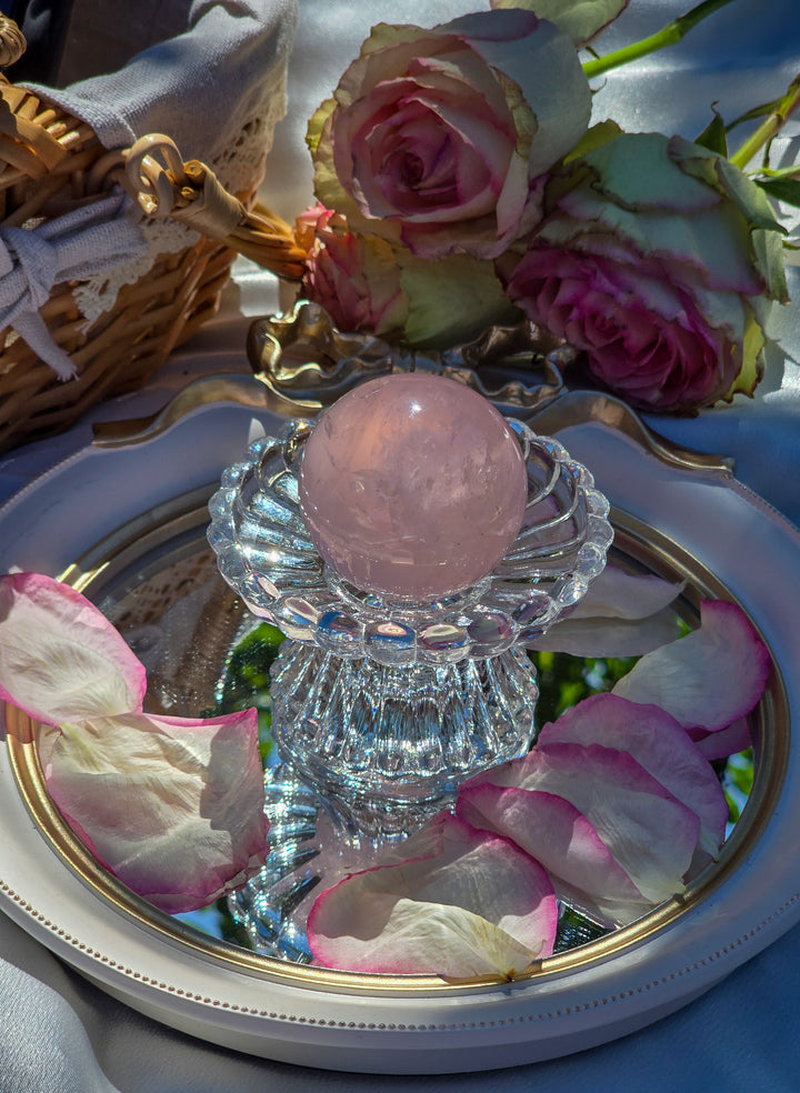 Rose Quartz Sphere A