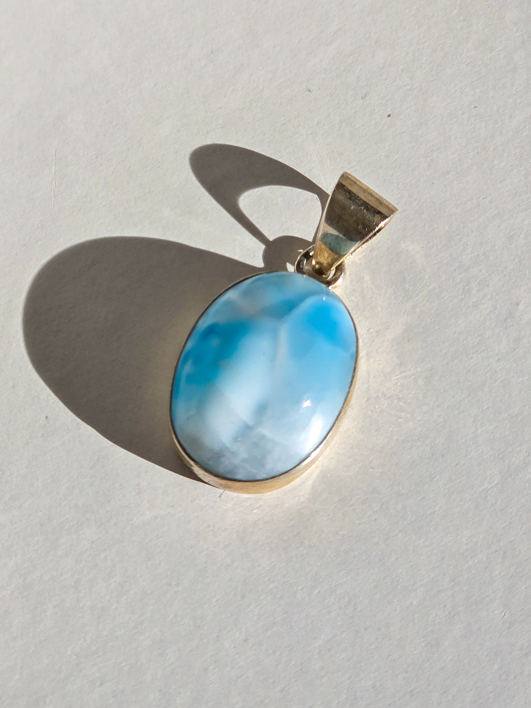 Larimar Oval Pendant