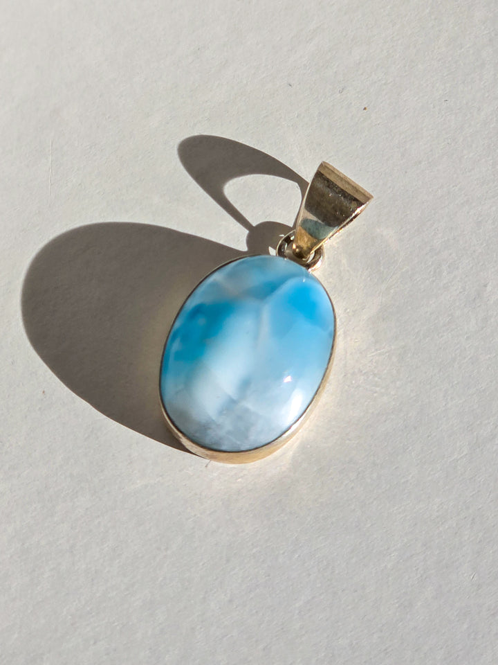 Larimar Oval Pendant