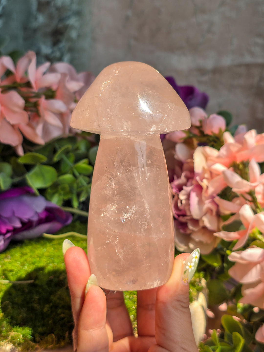 Rose Quartz Mushie D
