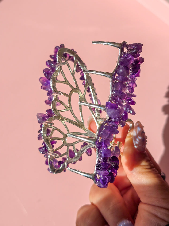 Crystal Butterfly Hair Claw