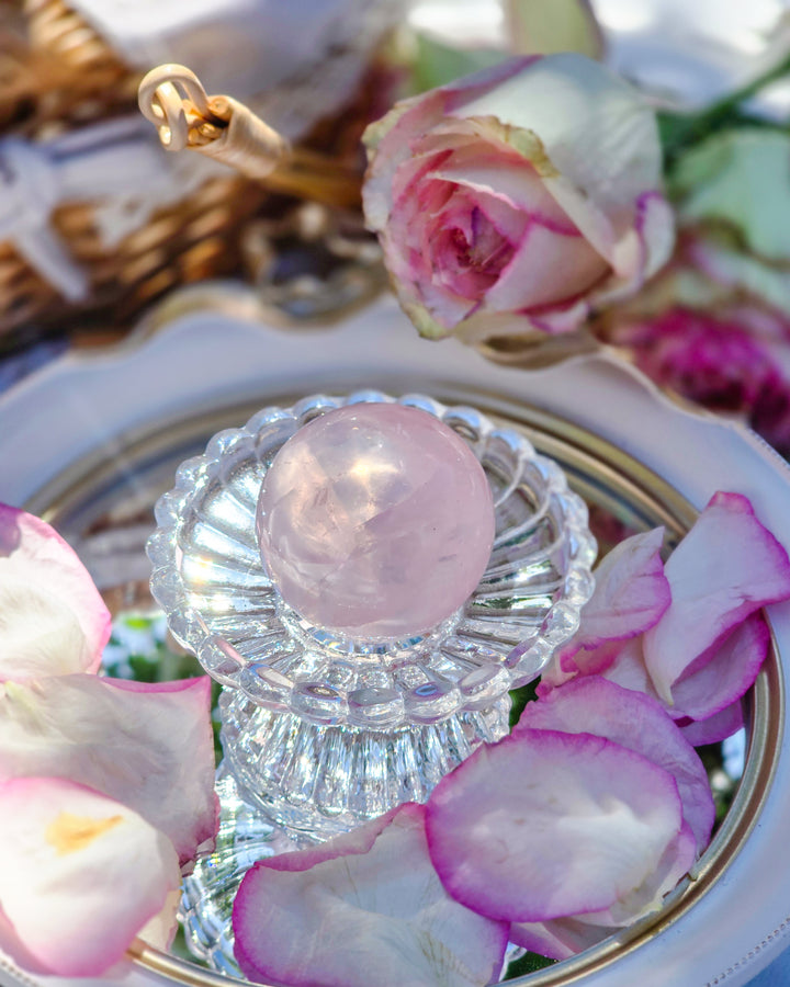 Rose Quartz Sphere F