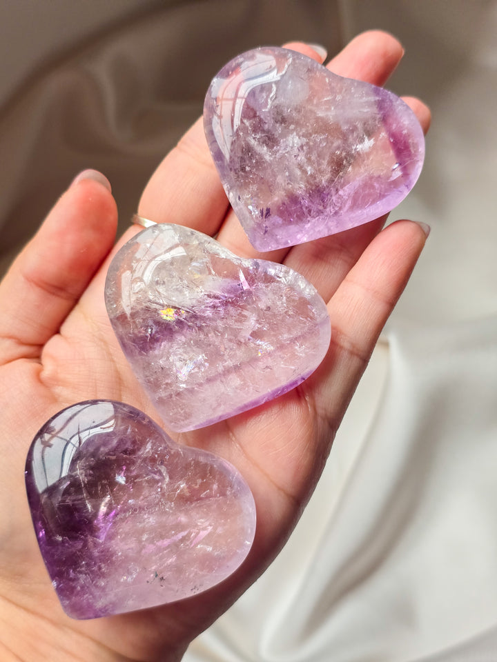 Brazillian Phantom Quartz Imperfect Hearts