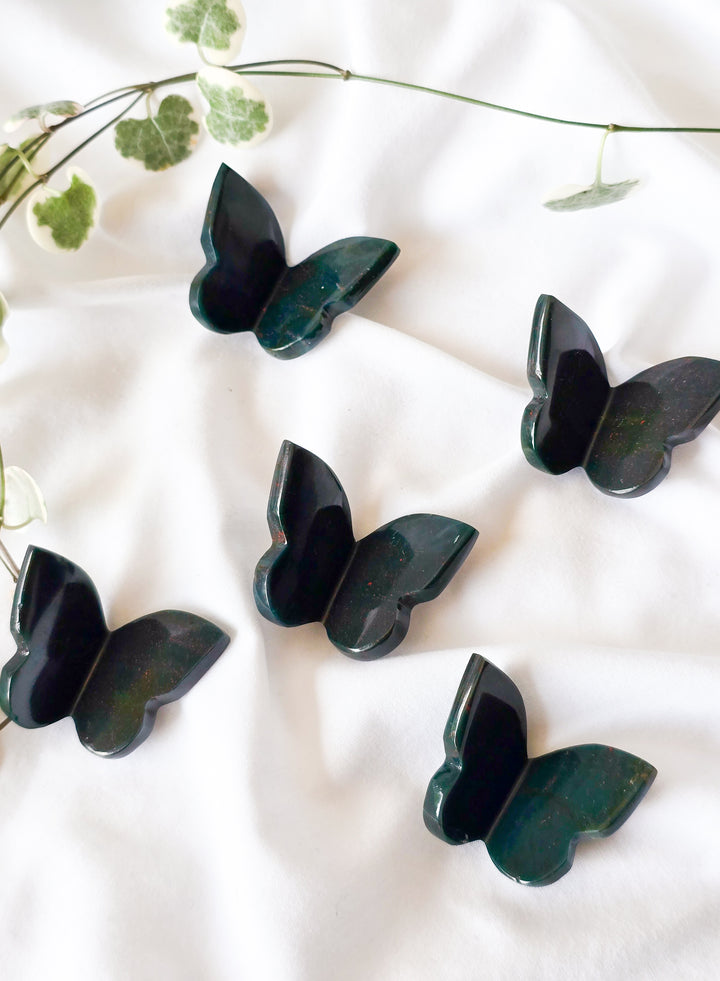 Bloodstone Jasper Small 3d Butterfly