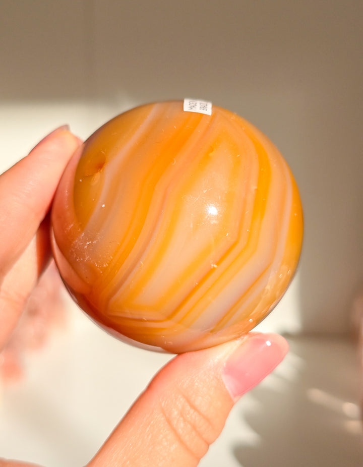 Creamy Carnelian Sphere C