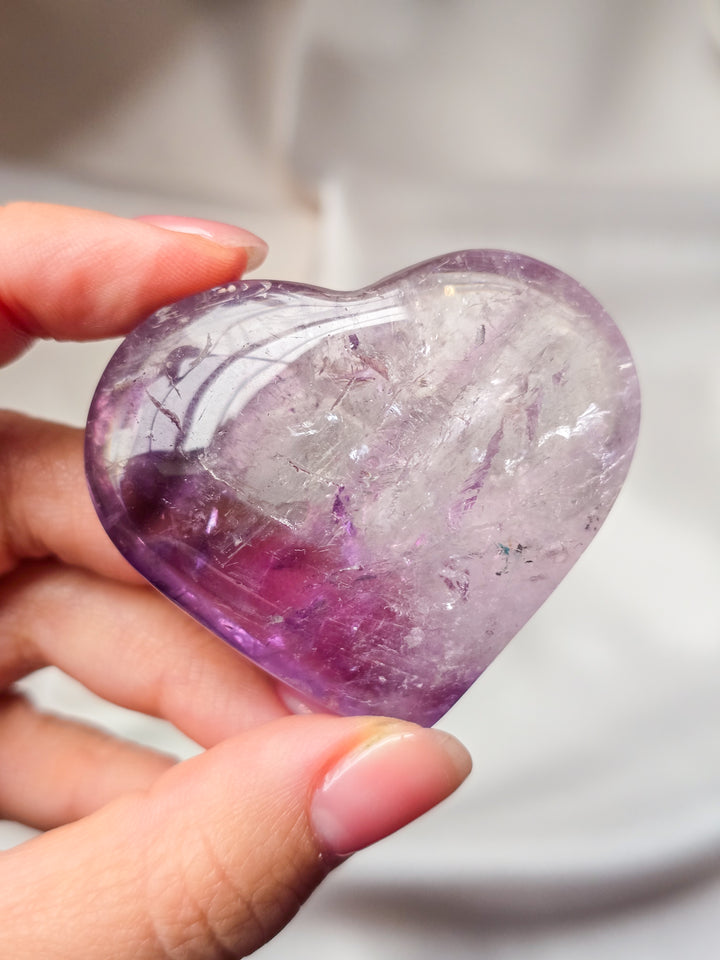 Brazillian Phantom Quartz Imperfect Hearts