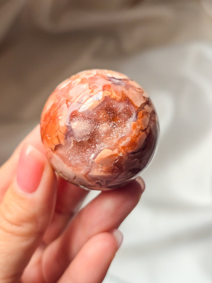 Cotton Candy Agate Sphere A
