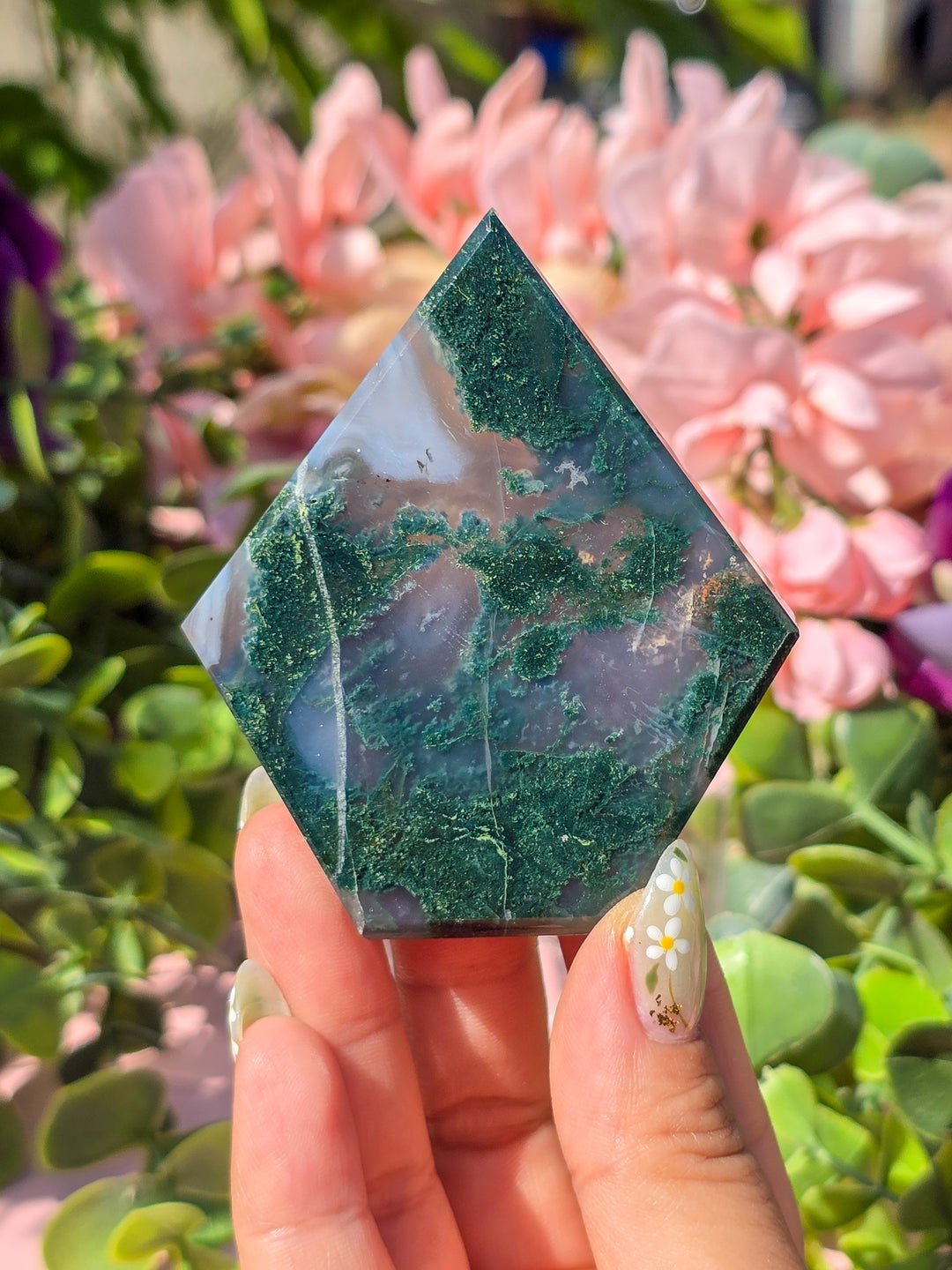 Moss Agate Diamond