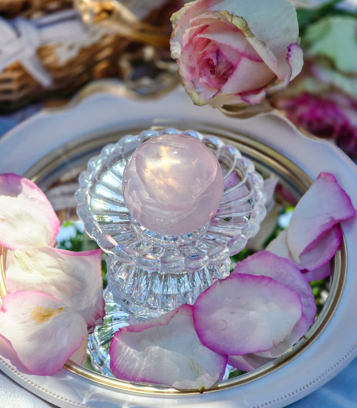 Rose Quartz Sphere F