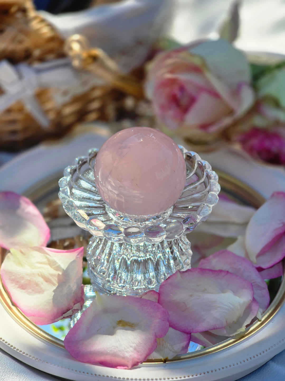 Rose Quartz Sphere A