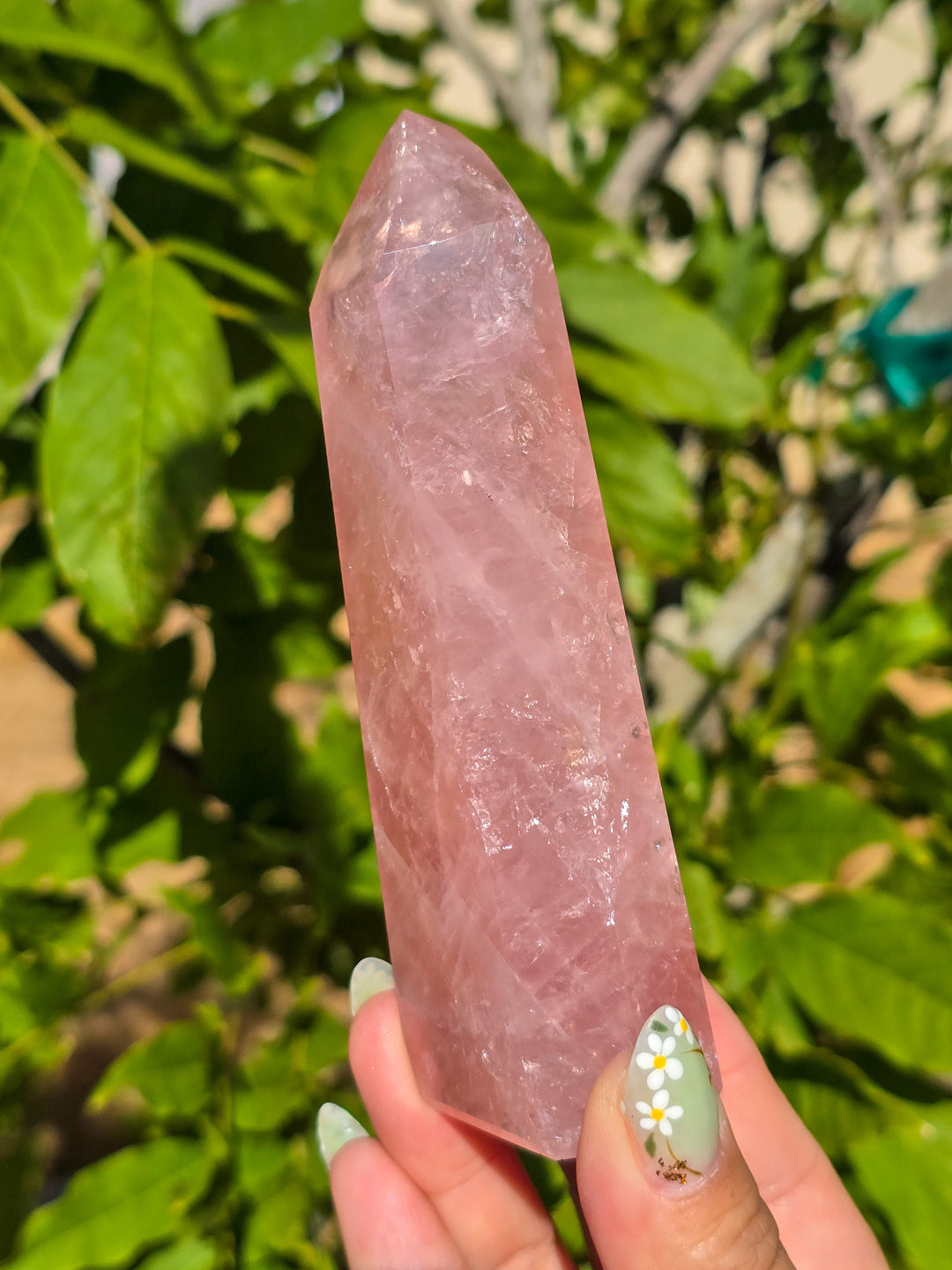 HQ Brazillian Rose Quartz Tower T4