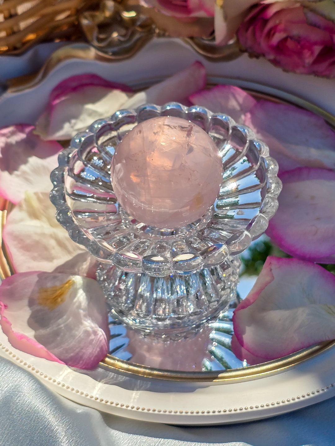 Rose Quartz Sphere K