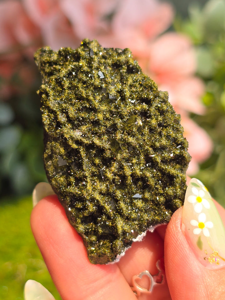 Fairy Forest Epidote with Quartz