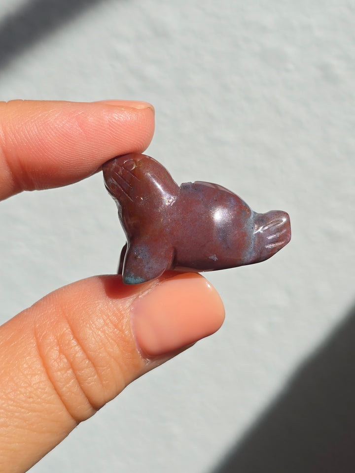 Mini Ocean Jasper Seal