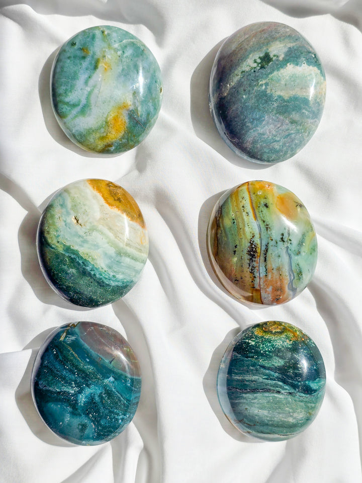 Sea Jasper Palm Stone "The Swamp"